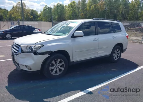2011 Toyota Highlander Se из США, поврежденный, VIN 5TDZK3EH7BS027293
